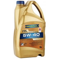 Олива моторне синтетичне RAVENOL VDL 5W-40 5л (1111132005)