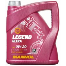 Олива моторне синтетичне MANNOL LEGEND ULTRA 0W-20, 4л