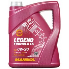 Олива моторне синтетичне MANNOL LEGEND FORMULA C5 0W-20, 5л