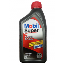 Олива моторне синтетичне Mobil Super 5000 Synthetic Blend 5W-30, 0,946 л (120432)
