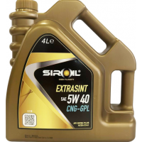 Олива моторне SIROIL EXTRASINT 5W40 CNG-GPL, 4л (SIR11844)