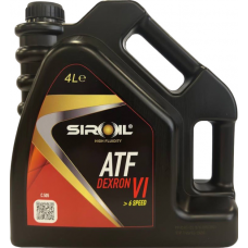 Олива трансмісійне SIROIL ATF DEXRON VI >6 SPEED, 4л (SIR50544)