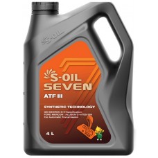 Олива трансмісійне синтетичне S-OIL SEVEN ATF III, 4л купити в Україні