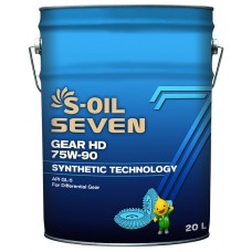 Олива трансмісійне синтетичне S-OIL SEVEN GEAR HD 75W90, 20л купити в Україні