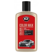 Полироль восковой для кузова оттеночный K2 Color Max красный 250мл (K020RED) купити в Україні