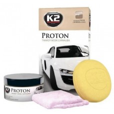 Полироль восковой для кузова K2 Proton 200 г с губкой и тряпкой (G040) купити в Україні