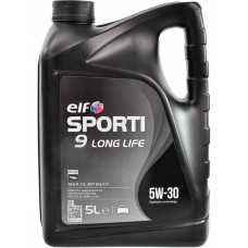 Олива моторне синтетичне ELF Sporti 9 Long Life 5W30 5л (208419)(214251) купити в Україні цена