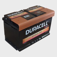 Акумулятор автомобільний 80Ah Duracell Extreme AGM  (-/+) EN800 (DE80AGM)