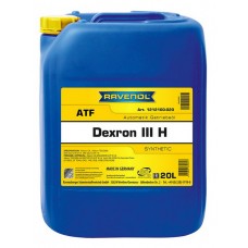 Олива трансмісійне синтетичне RAVENOL ATF DEXRON III H, 20л (ATFDEXRONIIIH20L) купити в Україні