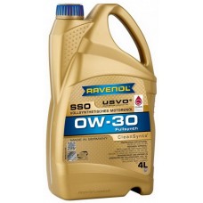 Олива моторне синтетичне RAVENOL SSO 0W-30 4л (1111100004)
