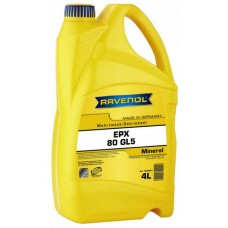 Олива трансмісійне мінеральне RAVENOL Getriebeoel EPX SAE 80W GL-5, 4л (1223201004) купити в Україні