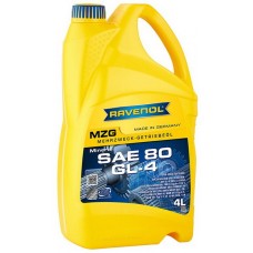 Олива трансмісійне мінеральне RAVENOL Getriebeoel MZG SAE 80 GL-4, 4л (1223101004) купити в Україні