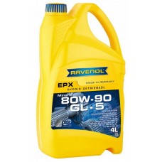 Олива трансмісійне мінеральне RAVENOL Getriebeoel EPX SAE 80W-90 GL-5, 4л (1223205004) купити в Україні