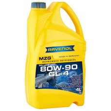 Олива трансмісійне мінеральне RAVENOL Getriebeoel MZG SAE 80W-90 GL-4, 4л (1223105004) купити в Україні