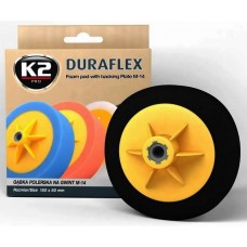 Губка полировальная финишная для лакокрасочных покрытий K2 DURAFLEX 150х50мм черная (L644) купити в Україні