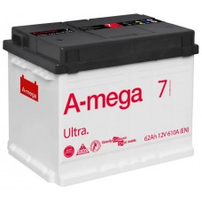 Батарея аккумуляторная A-MEGA Ultra (M7) 62Ah 610A, 6СТ-62-АЗ(0)+справа (AU620) купити в Україні