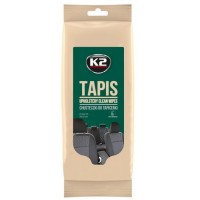 Салфетки влажные для очистки тканевой обивки K2 TAPIS WIPES 24шт (K212) купити в Україні