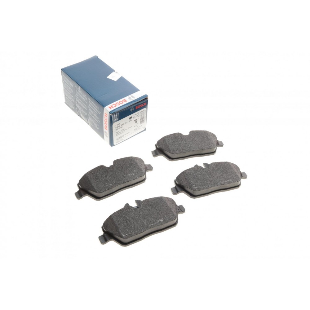 0 986 495 251 BOSCH Комплект гальмівних колодок дисковий гальм