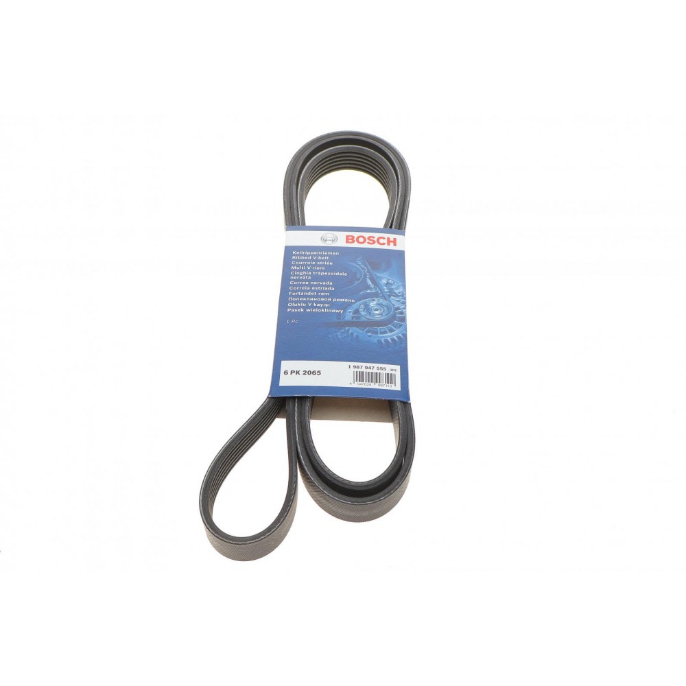 Ручейковий ремінь 6PK BOSCH1987947555 6PK2065 BMW BOSCH 1987947555