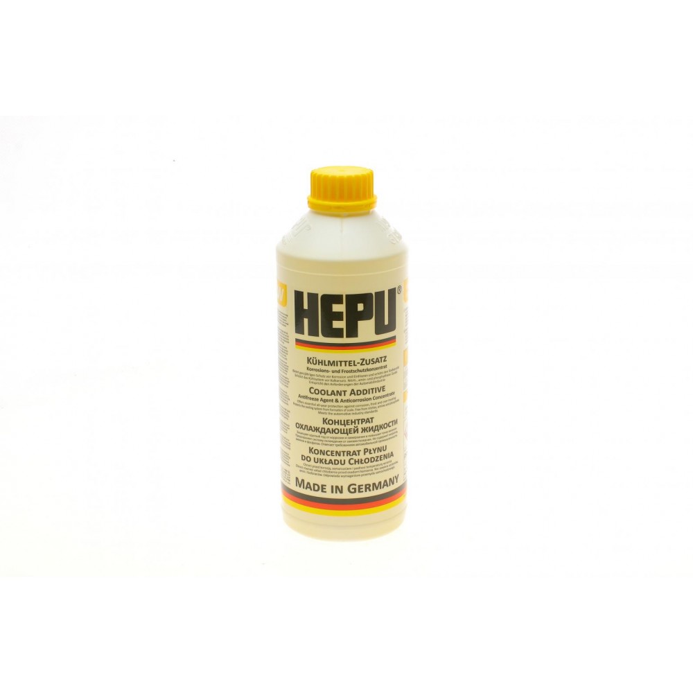 Антифриз-концентрат HEPU G11 YLW, желтый, 1,5л купити в Україні цена