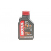 Олива моторне 100% синтетичне эстеровое для 4-х тактных двигателей MOTUL 7100 4T 10W-60, 1л (845511) (104100) купити в Україні цена