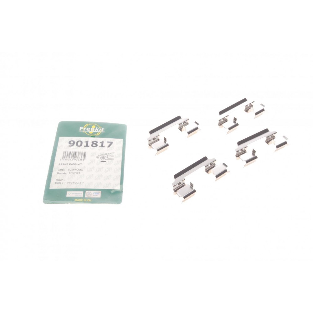 901817 FRENKIT Комплектуючі колодки дискового гальма