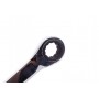 Ключ 12-гранний плоский-кільцевий подовжений з тріскачкою (17мм)