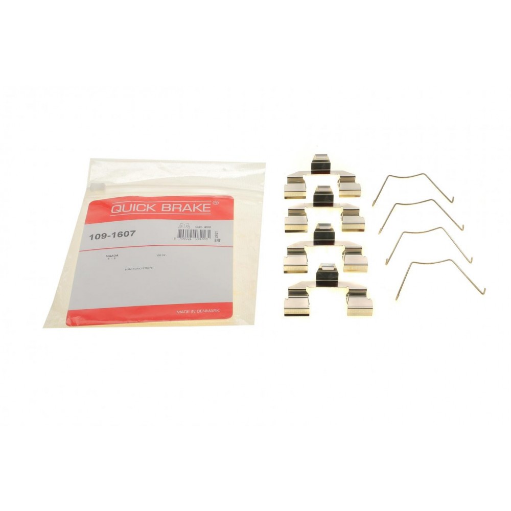 109-1607 QUICK BRAKE Комплектуючі колодки дискового гальма