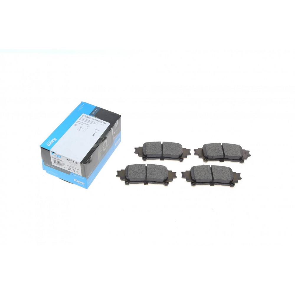 KBP-9111 KAVO PARTS Комплект гальмівних колодок дисковий гальм
