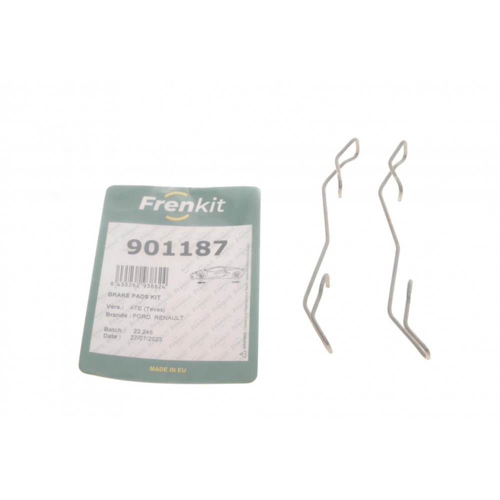 901187 FRENKIT Комплектуючі колодки дискового гальма