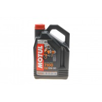 Олива моторне 100% синтетичне эстеровое для 4-х тактных двигателей MOTUL 7100 4T 10W-60, 4л (845541) (104101)