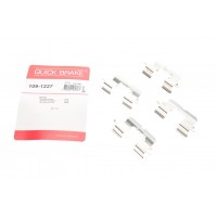 109-1227 QUICK BRAKE Комплектуючі колодки дискового гальма