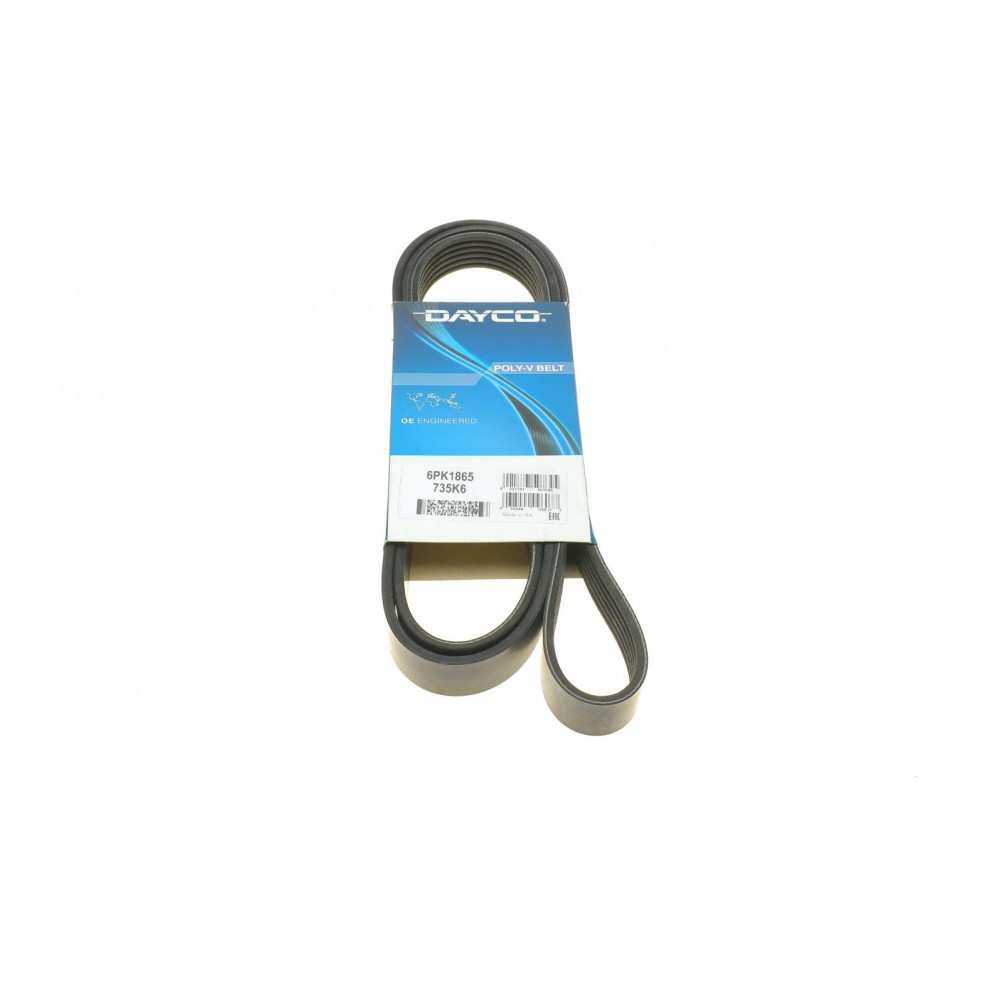 Ручейковий ремінь 6PK Dayco6=1865 AUDI CITROEN MB OPEL Dayco DAYCO 6PK1865