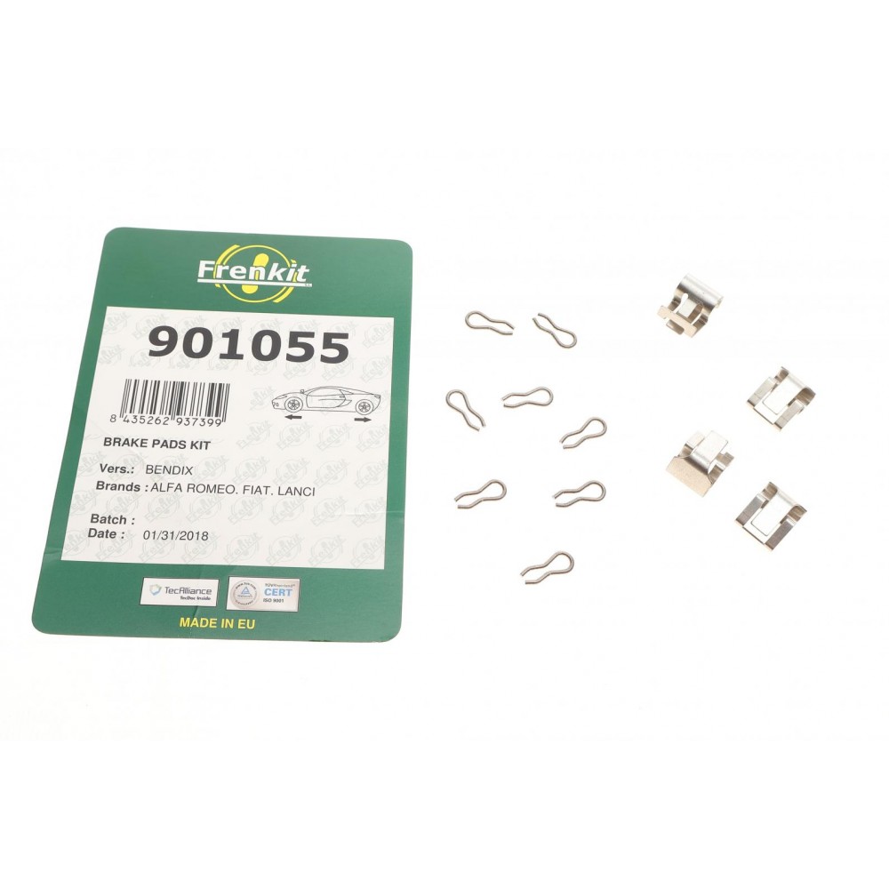 901055 FRENKIT Комплектуючі колодки дискового гальма