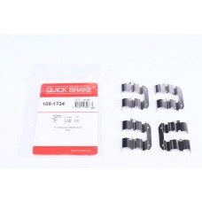 109-1734 QUICK BRAKE Комплектуючі колодки дискового гальма