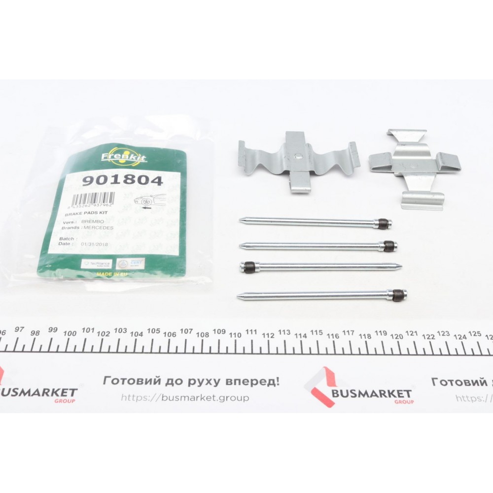 901804 FRENKIT Комплектуючі колодки дискового гальма