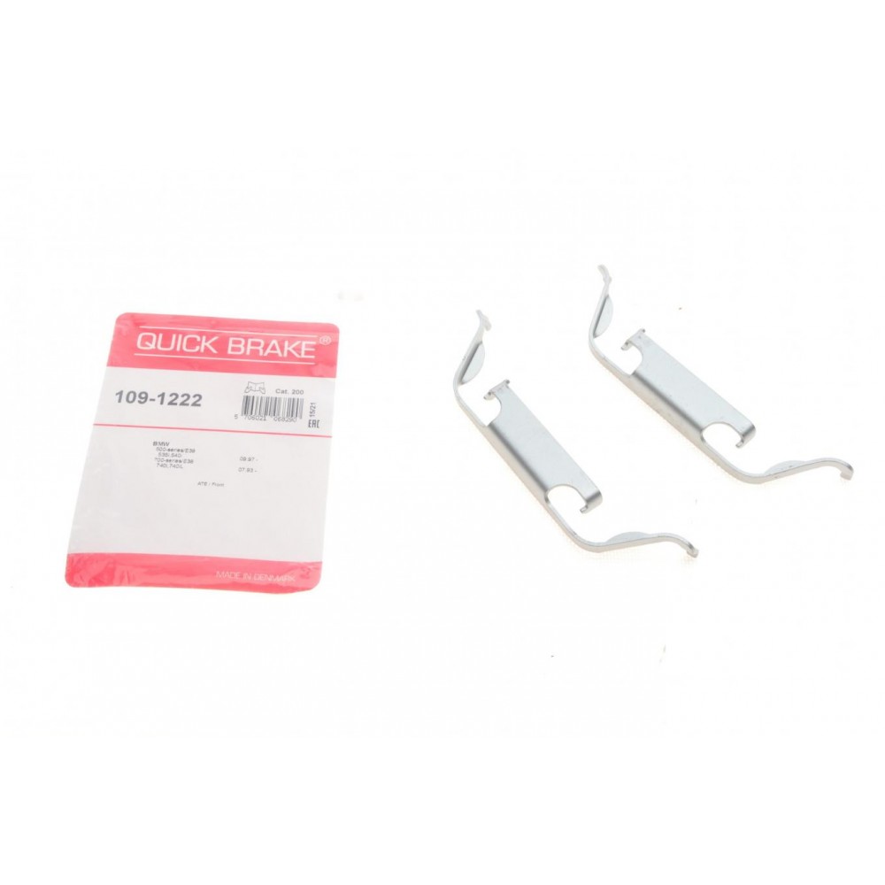 109-1222 QUICK BRAKE Комплектуючі колодки дискового гальма