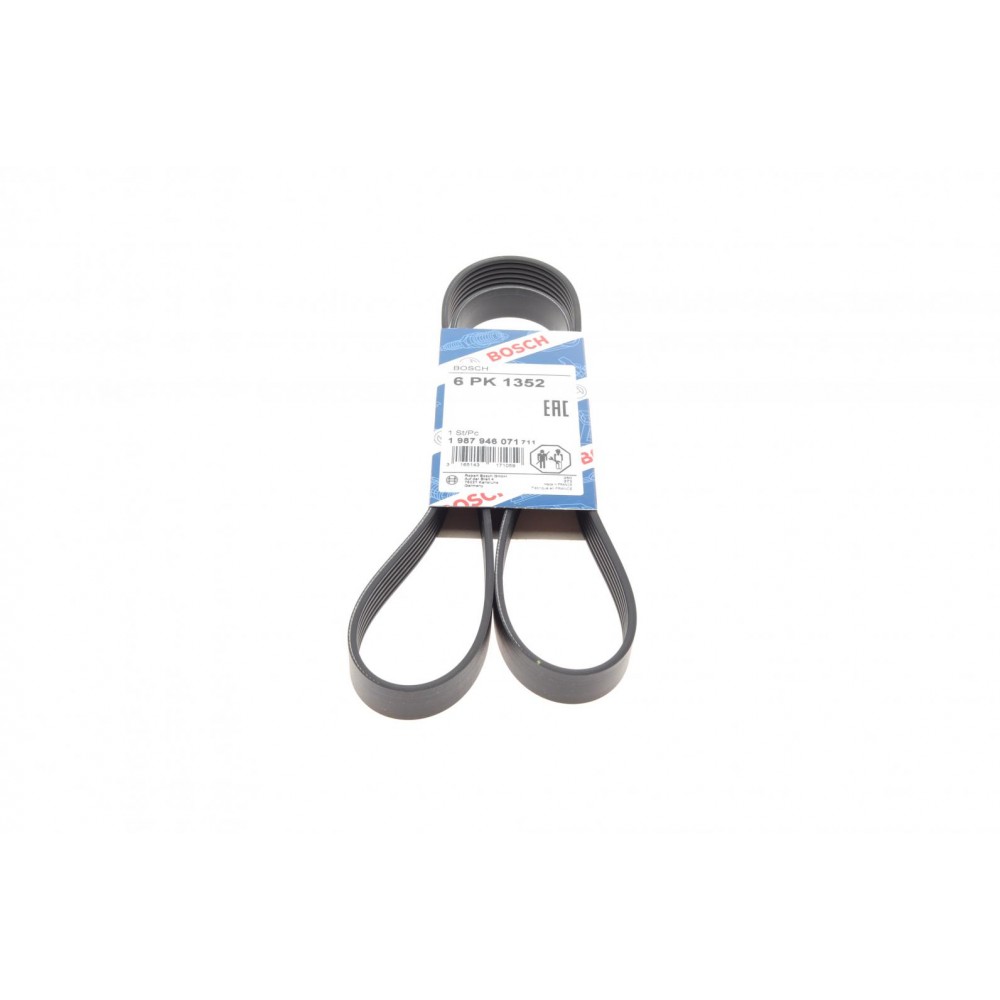 Ремінь ручейковий6PK1352 BOSCH 1987946071