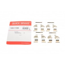 109-1199 QUICK BRAKE Комплектуючі колодки дискового гальма