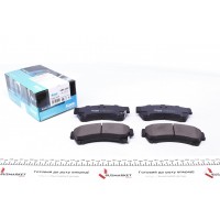 KBP-4557 KAVO PARTS Комплект гальмівних колодок дисковий гальм