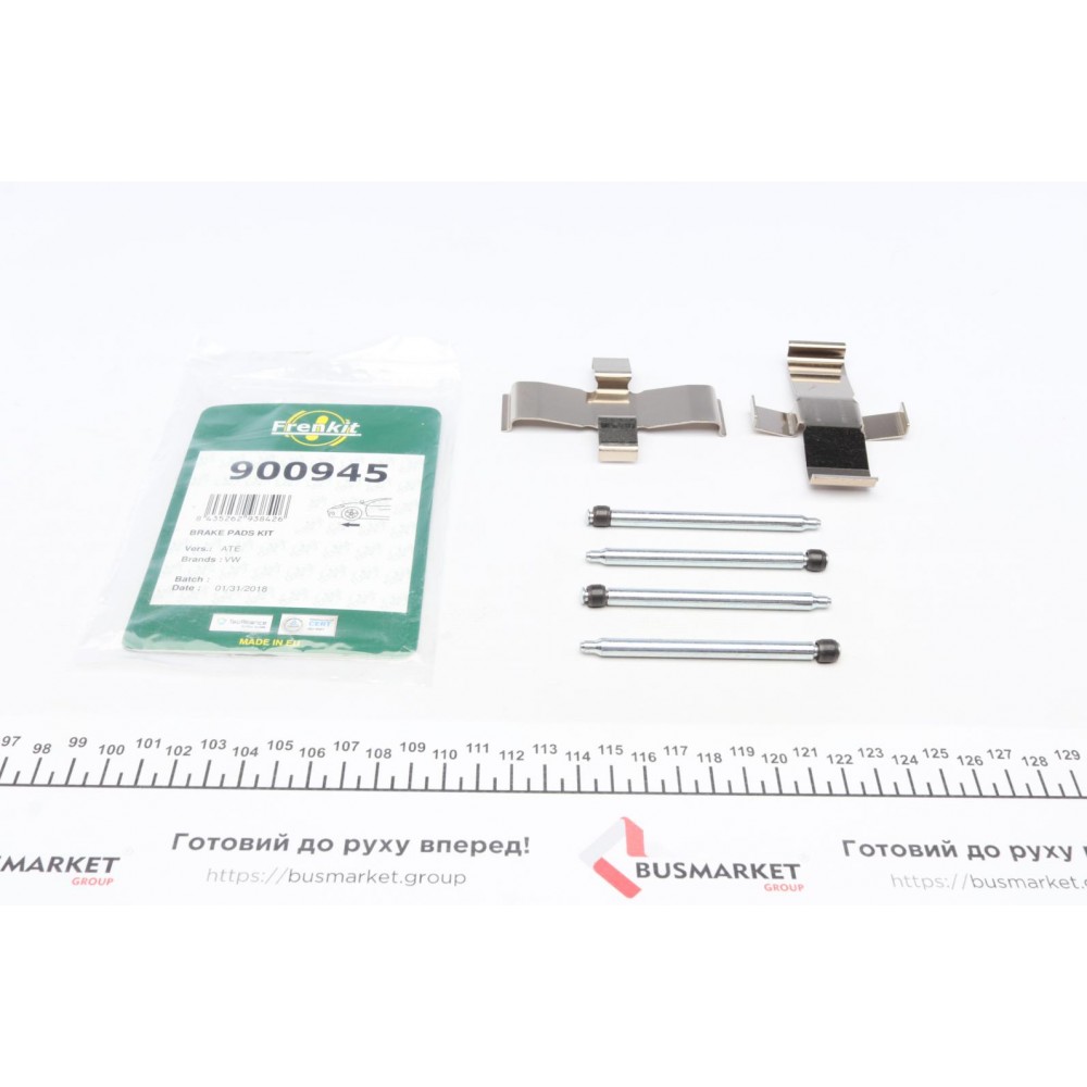 900945 FRENKIT Комплектуючі колодки дискового гальма