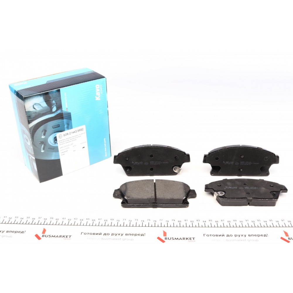 KBP-1014 KAVO PARTS Комплект гальмівних колодок дисковий гальм