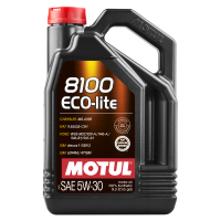 Олива моторне 100% синтетичне MOTUL 8100 Eco-lite 5W-30, 5л (839551) (108214)