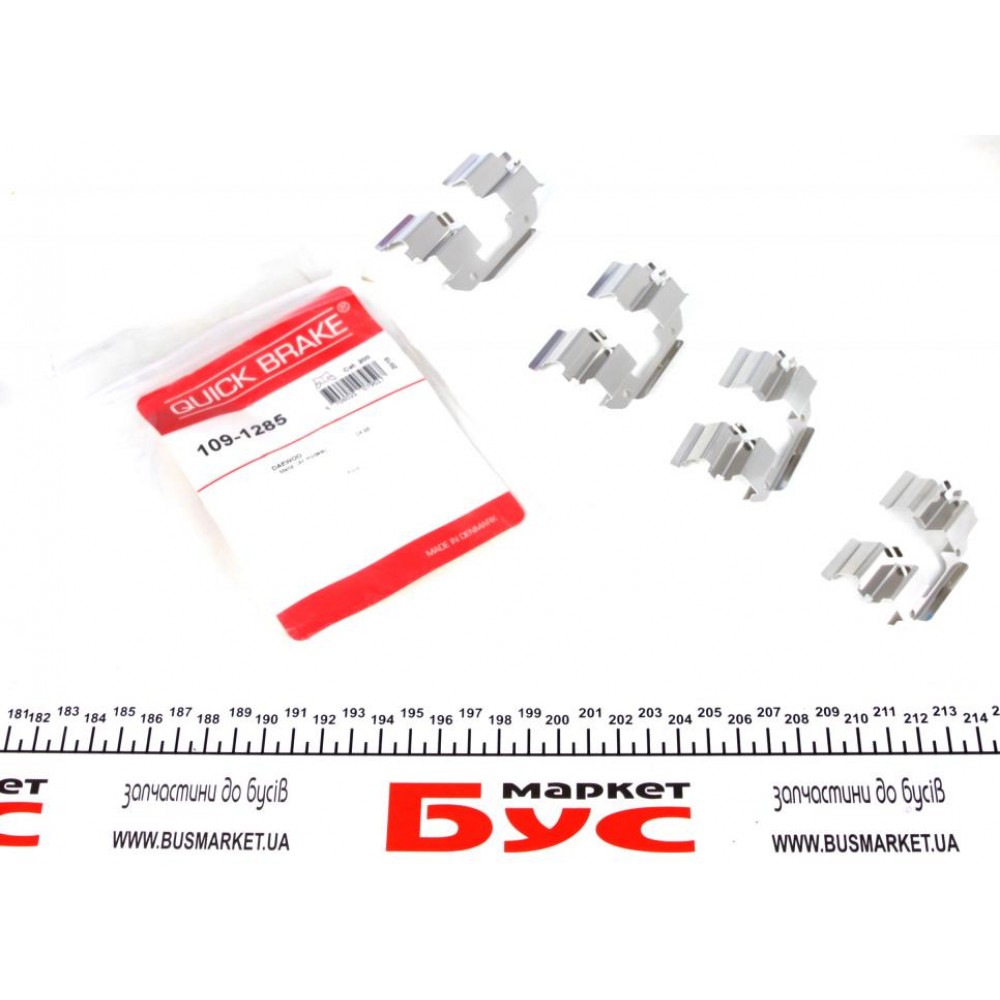 109-1285 QUICK BRAKE Комплектуючі колодки дискового гальма