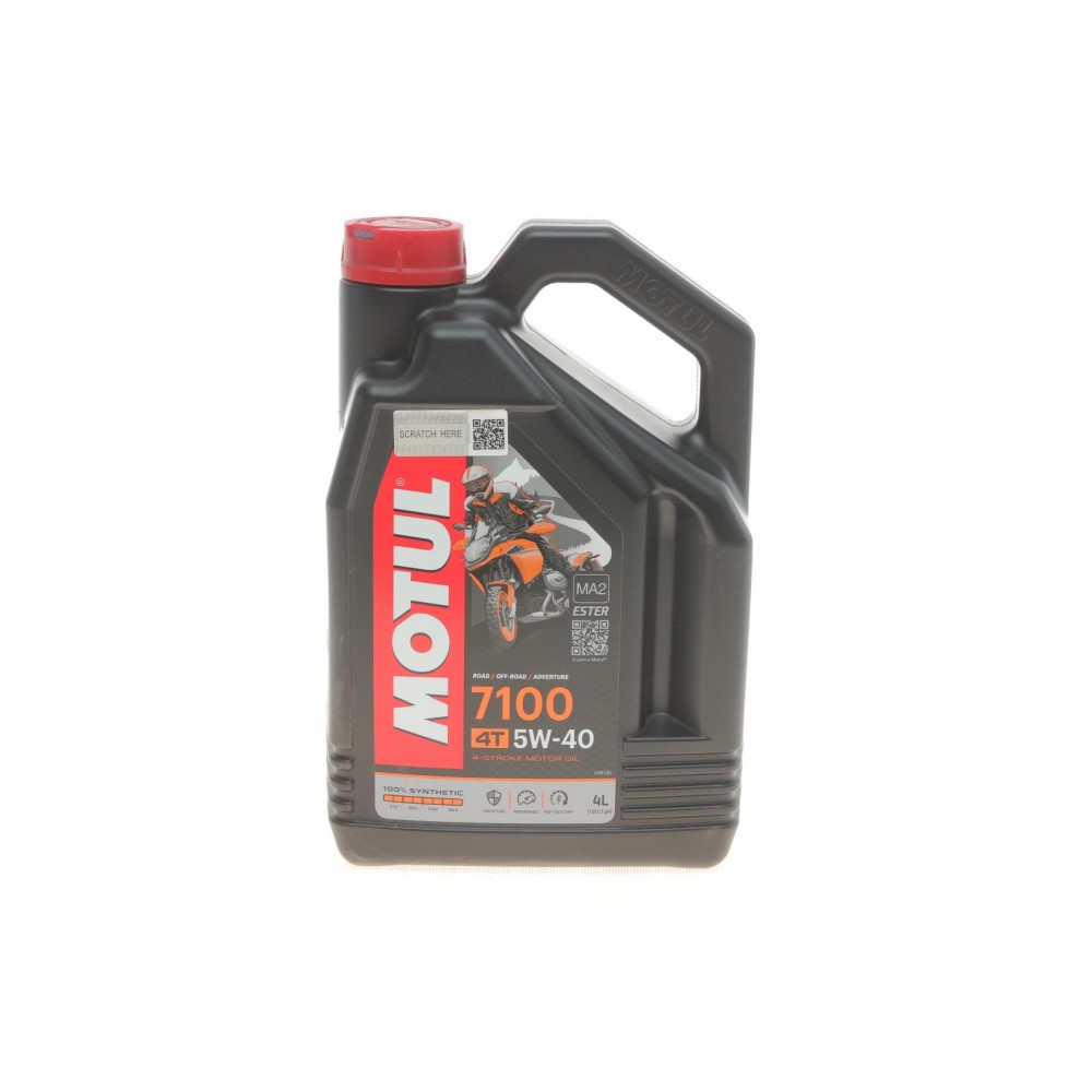 Олива моторне 100% синтетичне эстеровое MOTUL 7100 4T 5W-40, 4л (838041) (104087)