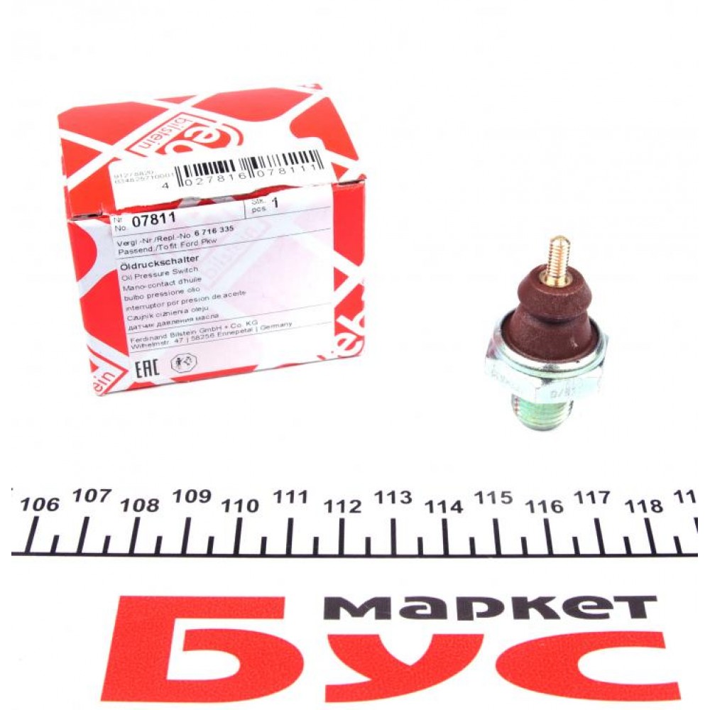 07811 FEBI BILSTEIN Датчик тиску масла