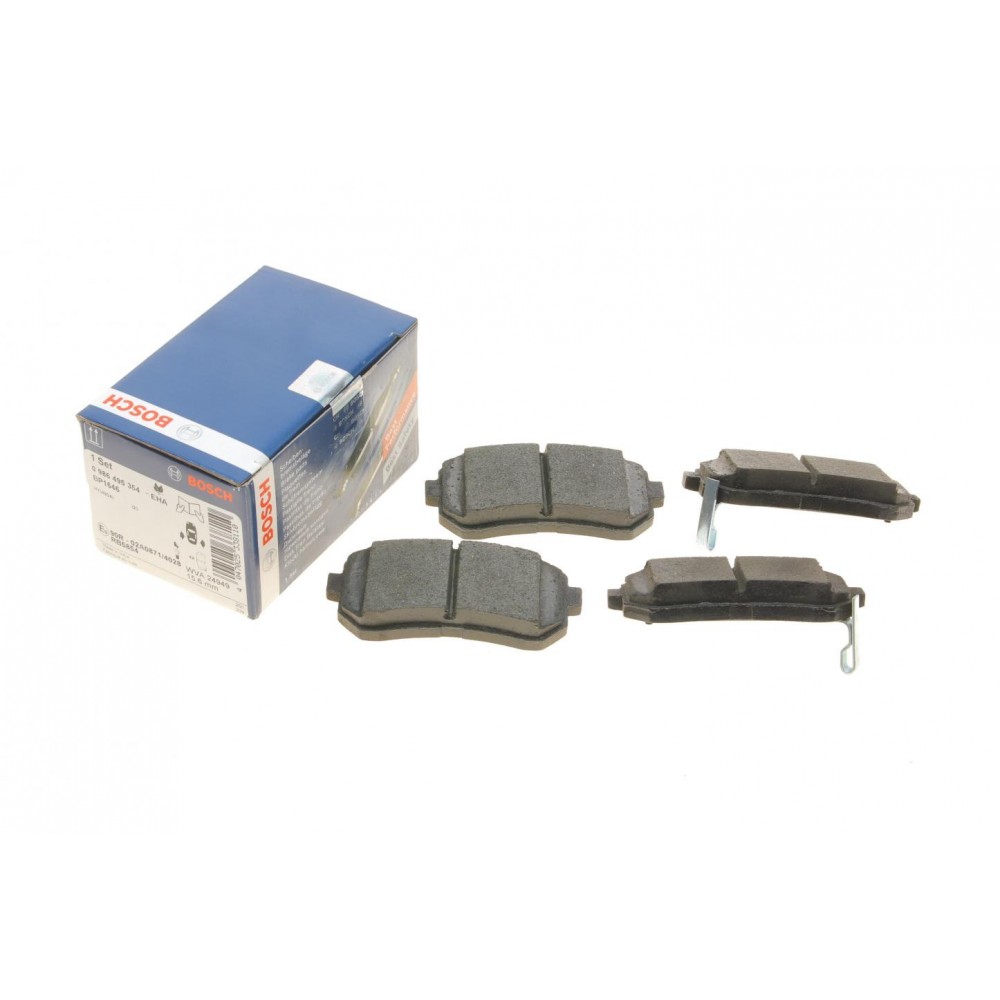 0 986 495 354 BOSCH Комплект гальмівних колодок дисковий гальм