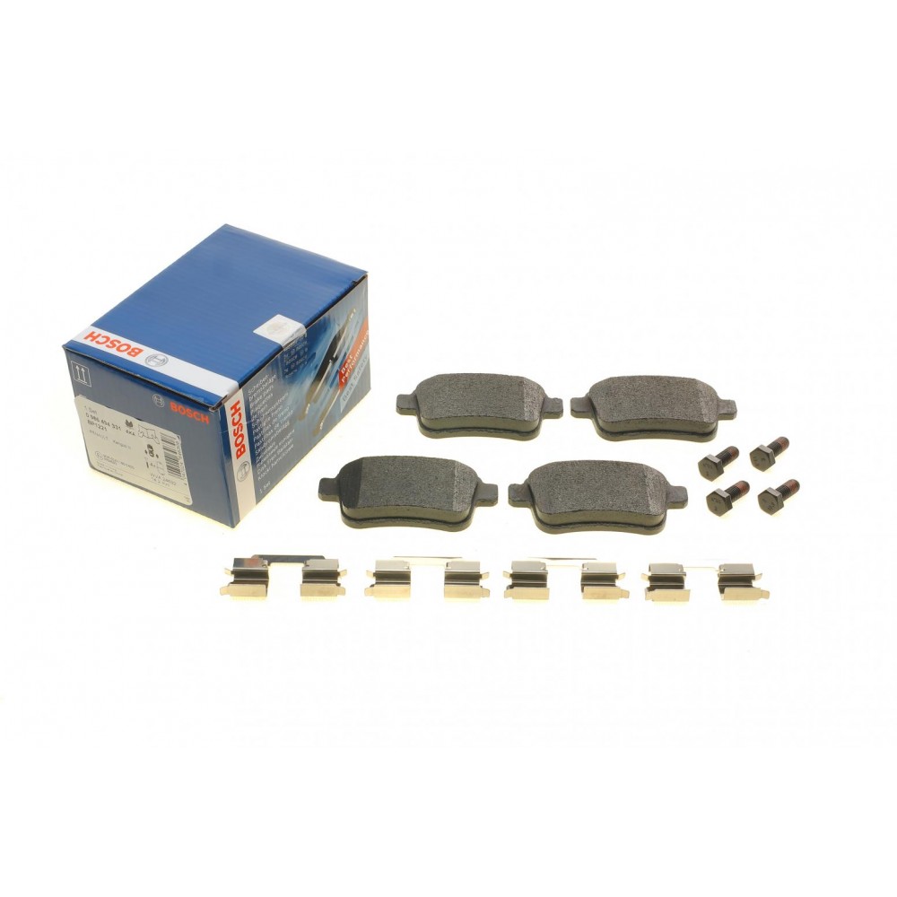 0 986 494 331 BOSCH Комплект гальмівних колодок дисковий гальм
