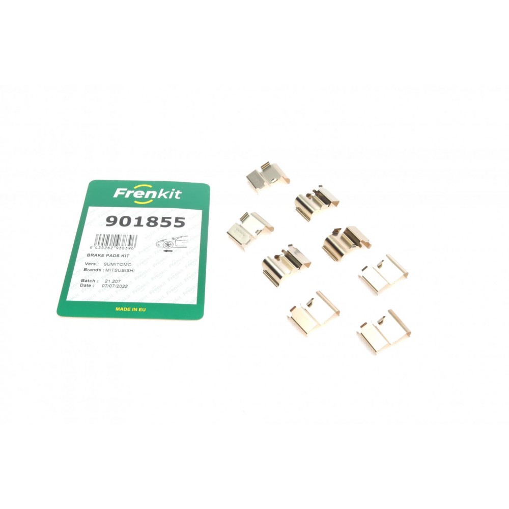 901855 FRENKIT Комплектуючі колодки дискового гальма