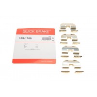109-1780 QUICK BRAKE Комплектуючі колодки дискового гальма
